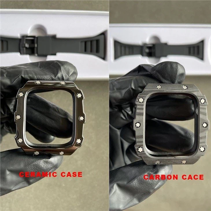 Carbon Fiber Mod Apple Watch Case